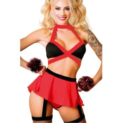 Bacak Aksesuarlı Ponpon Kız Kostümü | sex shop kızılay