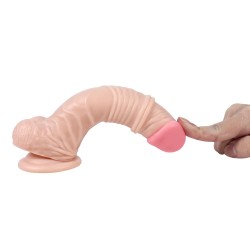 Strong Realistik Penis 14.5 cm Titreşimsiz Dildo | Aura erotik shop