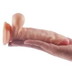 Strong Realistik Penis 17 cm Kavisli Dildo Damarlı | Aura Sex Shop Kızılay