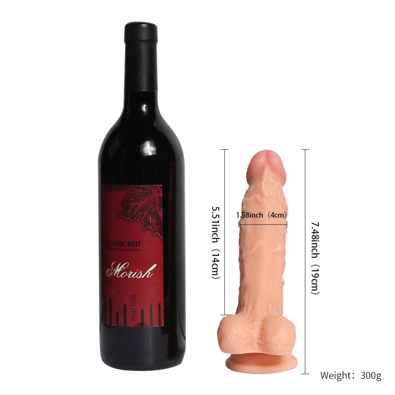 Strong Realistik Penis 19 cm Damarlı Dildo | Aura Erotik Shop Kızılay