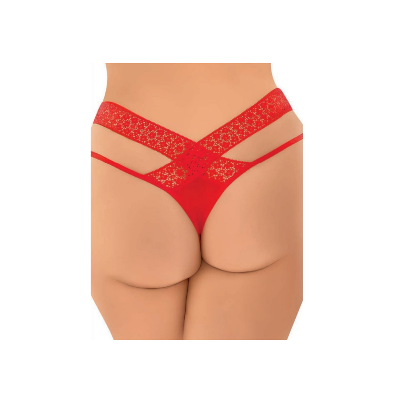 Çapraz Dantelli Fantazi Kadın Külot NightLight 9153-1 | sex shop ankara