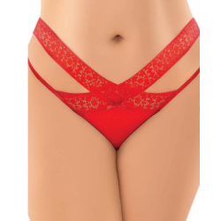 Çapraz Dantelli Fantazi Kadın Külot NightLight 9153-1 | sex shop ankara