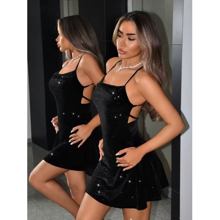 kızılay sex shop – Sırt Dekolteli Parlak Taşlı Gece Kıyafeti