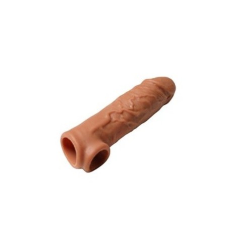 Testis Girişli Realistik Penis Kılıfı-aura erotik shop