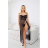 Uzun Puantiyeli Derin Yırtmaçlı Gecelik – Sex shop Ankara