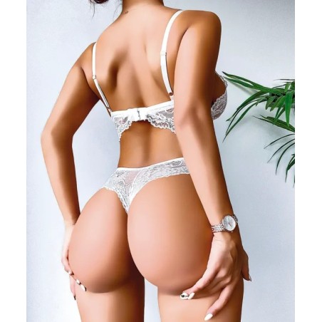 Beyaz Dantel Sütyen Külot Takım | Kızılay Fantazi Ürünler