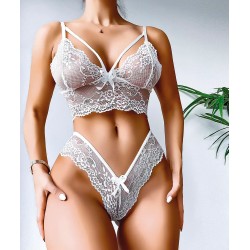 Beyaz Dantel Sütyen Külot Takım | Kızılay Fantazi Ürünler