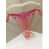 Kırmızı Şeffaf Dantel Çiçek Desenli Tanga Fantazi İç Giyim | Kızılay Erotik Shop