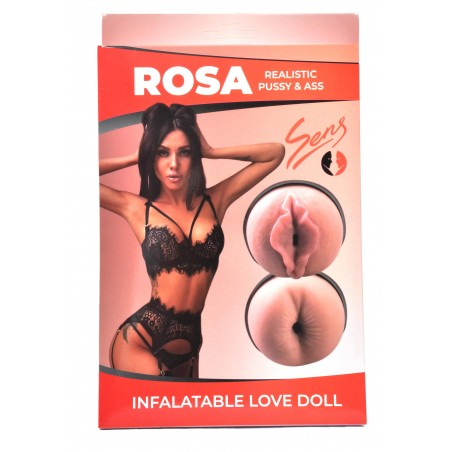 (243) ROSA Şişme Manken Realistik Vajina ve Anüslü