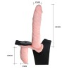 Ultra Passionate Harness Çift Taraflı Strap On Dildo – Vibrasyonlu Belden Bağlamalı Penis | Aura Erotik Shop Ankara