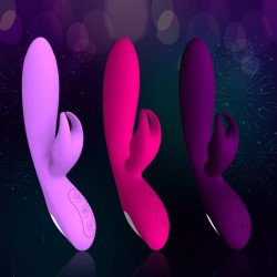 ELLEN Özel Klitoris Uyarıcılı Vibratör – 10 Modlu USB Şarjlı Modern Kadın Seks Oyuncağı | Aura Erotik Shop Ankara