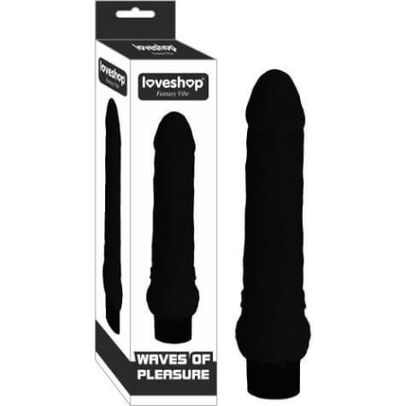 Waves of Pleasure – 18 cm Titreşimli Realistik Penis | Aura Sex Shop Kızılay