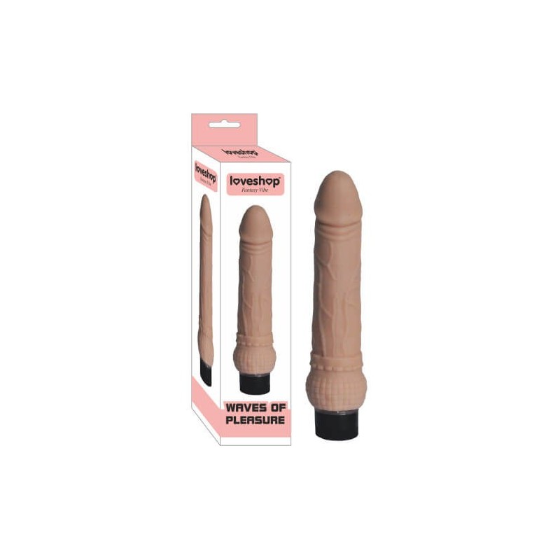 Waves of Pleasure – Ten Rengi Titreşimli Realistik Penis | Aura Sex Shop Kızılay