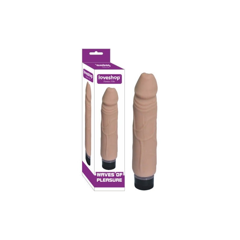 Waves of Pleasure Love Clone – 21 cm Titreşimli Ten Rengi Penis | Aura Sex Shop Kızılay