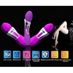 Q-Audrey Çift Motorlu Vibratör | Ankara Sex Shop - Aura Erotik Shop