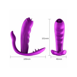 FoxShow Giyilebilir Kumandalı G-Noktası ve Klitoris Vibratör- Ankara Sex Shop