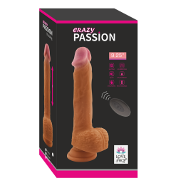 CRAYZ Yukarı Aşağı Rotasyonlu Silikon Vibratör | Aura Sex Shop Ankara