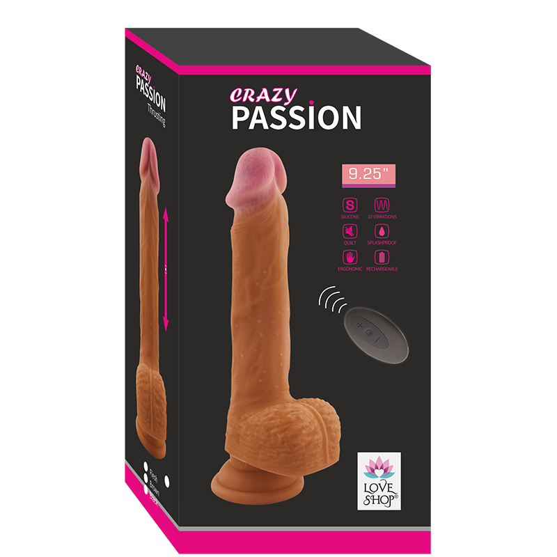 CRAYZ Yukarı Aşağı Rotasyonlu Silikon Vibratör | Aura Sex Shop Ankara