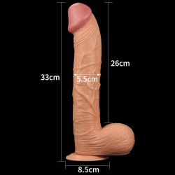 Lovetoy 12” King Boy Gerçekçi Yapay Penis | Aura Sex Shop Kızılay Ankara