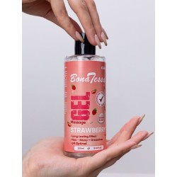 Cabs Bona Tessa Çilekli Gel 250 ml Su Bazlı Masaj Jeli | Aura Erotik Shop Ankara