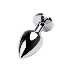 Metal by TOYFA Anal Plug Siyah Kristalli | Kızılay Aura Sex Shop