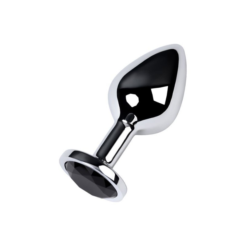 Metal by TOYFA Anal Plug Siyah Kristalli | Kızılay Aura Sex Shop