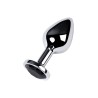 Metal by TOYFA Anal Plug Siyah Kristalli | Kızılay Aura Sex Shop