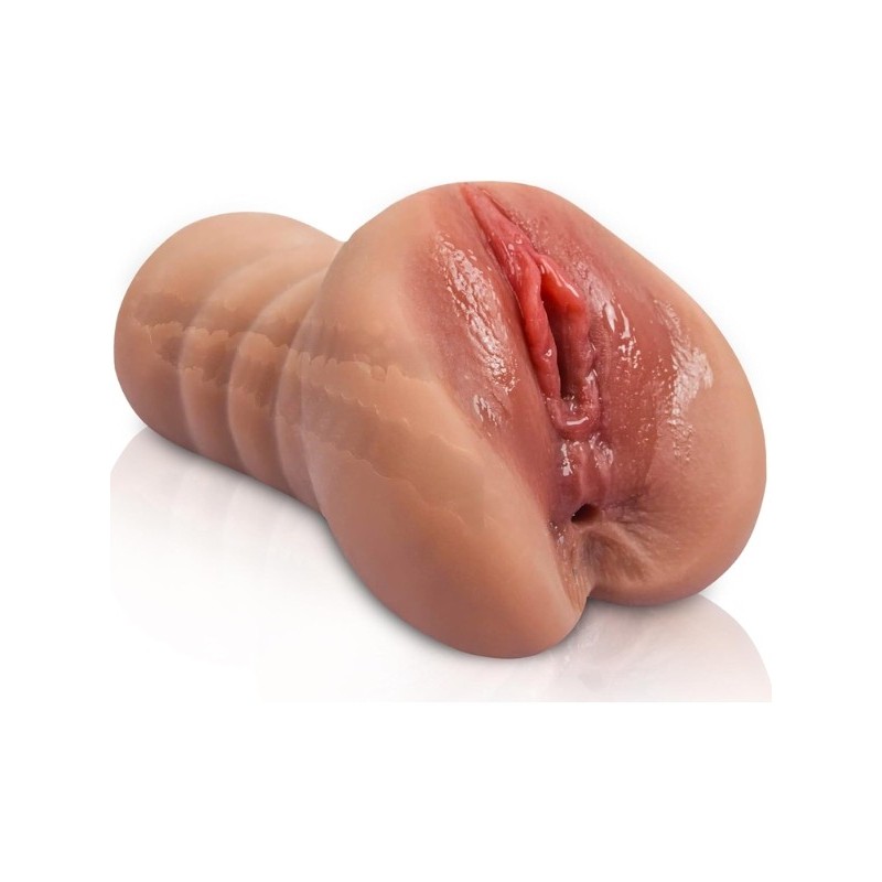 Realistik Çift Girişli Melez Mastürbatör 600 GR | Gerçekçi Anal & Vajinal Mastürbatör | Aura Sex Shop