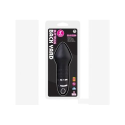 Backyard Buttplug Titreşimli Anal Plug Siyah | Aura Sex Shop Ankara