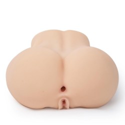 Buttock 4.7 KG Realistik Kalça Mastürbatör | Gerçek Et Dokulu Çift Girişli Kalça