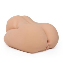 Buttock 4.7 KG Realistik Kalça Mastürbatör | Gerçek Et Dokulu Çift Girişli Kalça