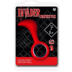 Invader Prostate Plug Kırmızı Anal Tıkaç 9 cm | Aura Erotik Shop Ankara
