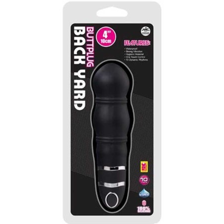 Backyard Titreşimli Led Işıklı Anal Plug | Su Geçirmez Realistik Vibratör
