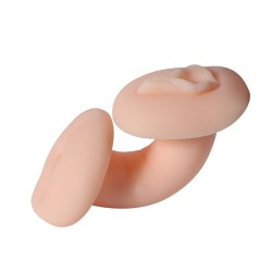 Shequ Çift Girişli Anal ve Vajinal Mastürbatör | Aura Sex Shop