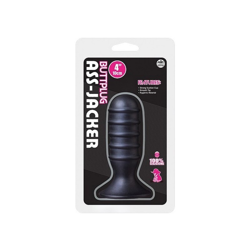 10cm Ass Jacker Buttplug Siyah | Ankara Sex Shop