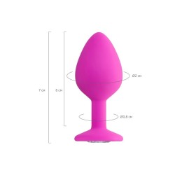 ToDo by Toyfa Brilliant Anal Plug Pembe Silikon 8 cm | Ankara Sex Shop