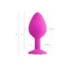 ToDo by Toyfa Brilliant Anal Plug Pembe Silikon 8 cm | Ankara Sex Shop