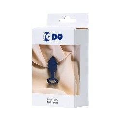 ToDo by Toyfa Brilliant Mavi Kristalli Anal Kılıf 7 cm | Kızılay Sex Shop