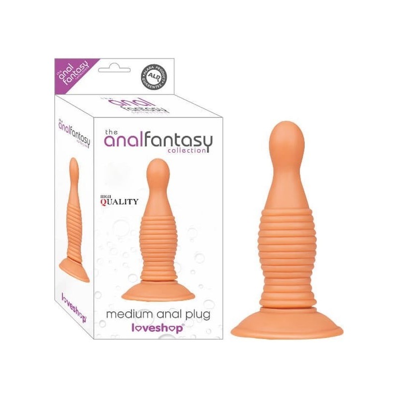 The Anal Fantasy Collection Silikon Boğumlu Anal Tıkaç 6.6 Inch | Vantuzlu Medium Anal Plug