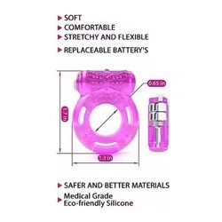 Pembe Titreşimli Penis Halkası | Aura Sex Shop