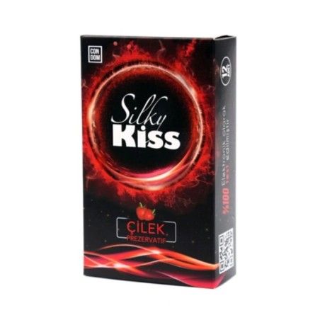 Silky Kiss Çilek Aromalı Prezervatif 12’li | Kızılay Aura Shop