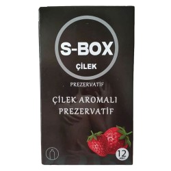S-Box Çilek Aromalı Prezervatif 12’li | Kızılay Sex Shop