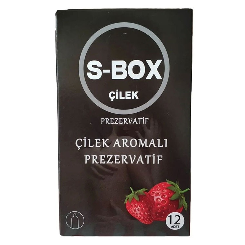 S-Box Çilek Aromalı Prezervatif 12’li | Kızılay Sex Shop
