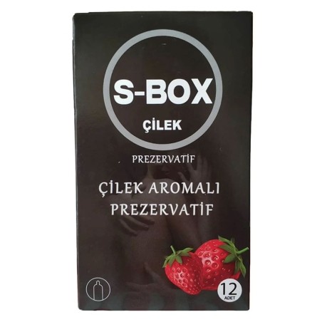 S-Box Çilek Aromalı Prezervatif 12’li | Kızılay Sex Shop