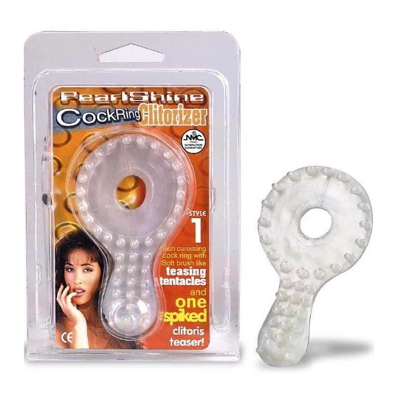 PearlShine Cock Ring Clitorizer Vajina ve Klitoris Uyarıcı Penis Halkası | Ankara Erotik Oyuncaklar