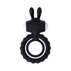 JOS BAD BUNNY Titreşimli Penis Halkası – Siyah Silikon, Klitoral Uyarıcı | sex shop ankara