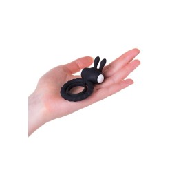 JOS BAD BUNNY Titreşimli Penis Halkası – Siyah Silikon, Klitoral Uyarıcı | sex shop ankara
