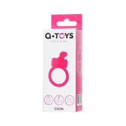A-Toys Cion Titreşimli Penis Halkası – Pembe Silikon Halkası, Klitoral Uyarıcı, Çiftler İçin Seks Aksesuarı