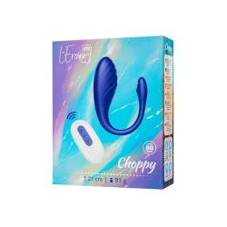 L’Eroina APP Choppy Vibrasyonlu Yumurta – Uzaktan Kontrollü & Bluetooth Bağlantılı, Silikon, Mavi