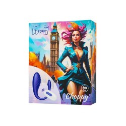 L’Eroina APP Choppy Vibrasyonlu Yumurta – Uzaktan Kontrollü & Bluetooth Bağlantılı, Silikon, Mavi